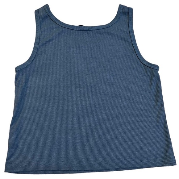 Embroidered Cropped Tank Top - Picture 2 of 4